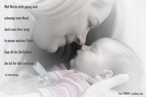 Fotogedicht zur Geburt: Weil Worte nicht genug sind ...