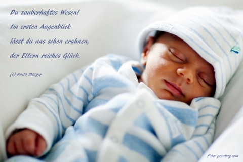 Fotogedicht zur Geburt: